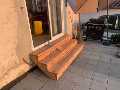 Holztreppe