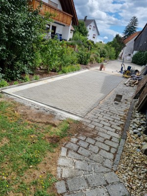 Pflasterarbeiten nachher